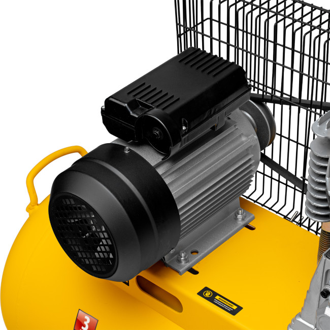 Компрессор воздушный BCI2300/100, ременный привод, 2.3 кВт, 100 литров, 400 л/мин Denzel в Красноярске