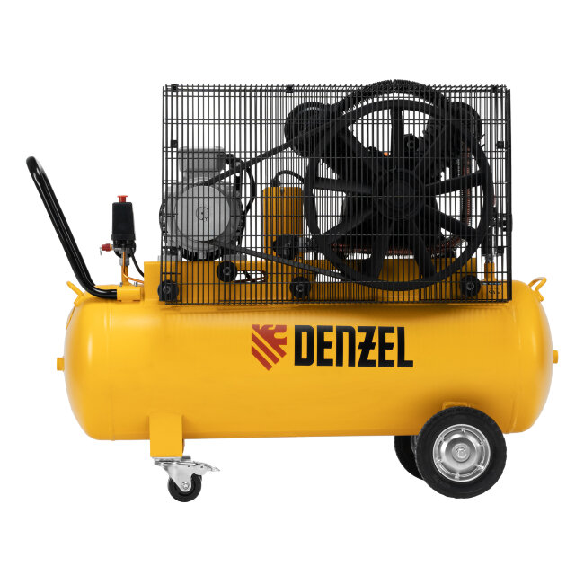 Компрессор воздушный рем. привод BCV 4000-T/100, 4,0 кВт, 100 литров, 690 л/мин Denzel в Красноярске