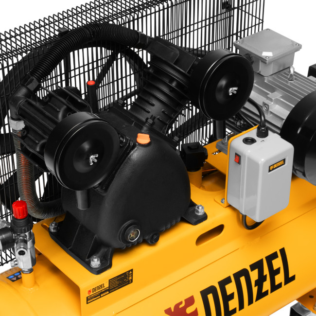 Компрессор воздушный рем. привод BCV 4000-T/100, 4,0 кВт, 100 литров, 690 л/мин Denzel в Красноярске