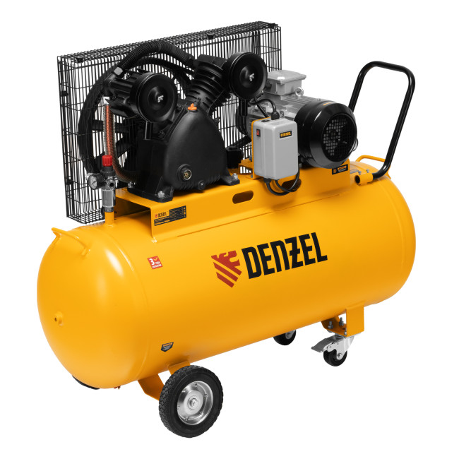 Компрессор воздушный рем. привод BCV 4000-T/200, 4,0 кВт, 200 литров, 690 л/мин Denzel в Красноярске