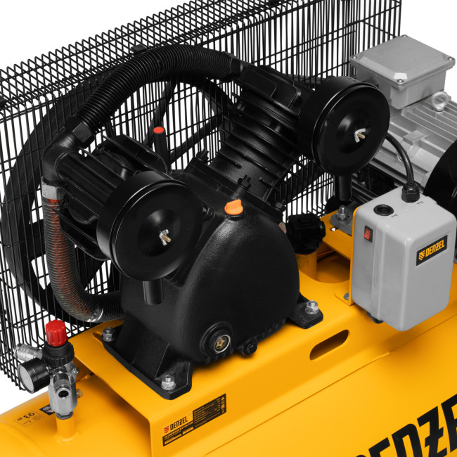 Компрессор воздушный рем. привод BCV 5500-T/200, 5,5 кВт, 200 литров, 850 л/мин Denzel в Красноярске