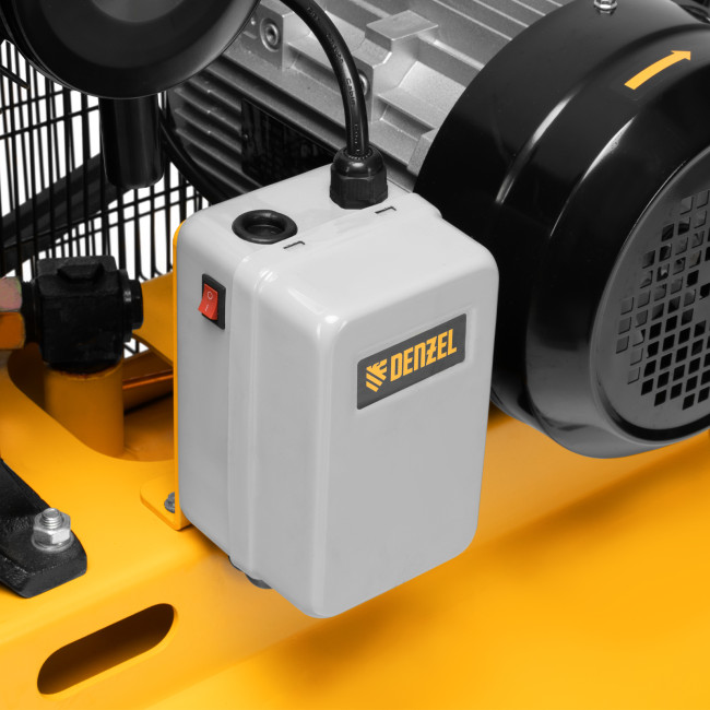 Компрессор воздушный рем. привод BCV 5500-T/200, 5,5 кВт, 200 литров, 850 л/мин Denzel в Красноярске