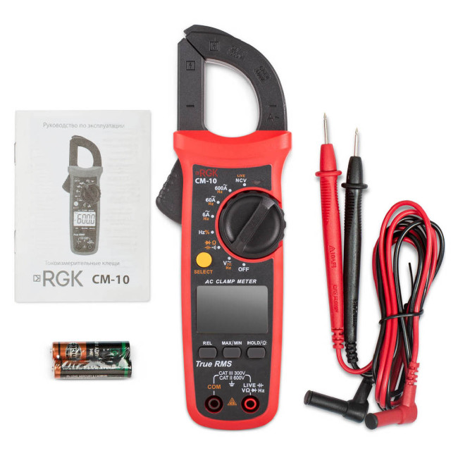 Токовые клещи RGK CM-10 в Красноярске Токовые клещи RGK CM-10 в Красноярске