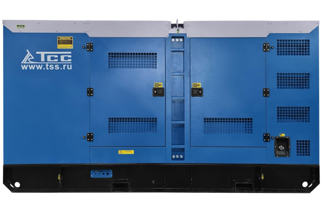 Дизельный генератор ТСС ЭД-200-Т400  в шумозащитном кожухе на прицепе в Красноярске