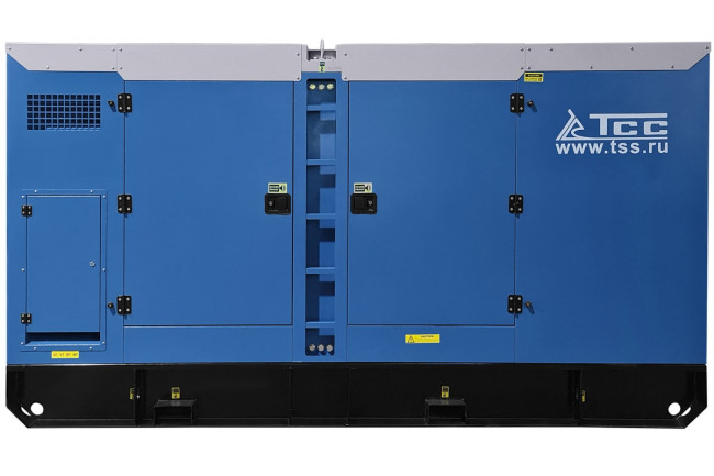 Дизельный генератор ТСС ЭД-200-Т400  в шумозащитном кожухе на прицепе в Красноярске