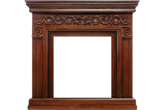 Каминокомплект Athena - Темный дуб с очагом Gannon DF2010-EU в Красноярске