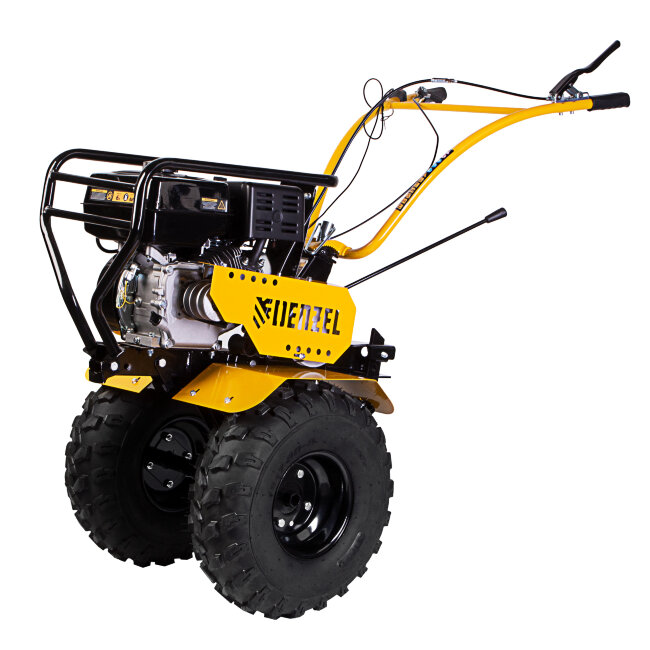 Мотоблок DPT-370-PRO, 7 л.с, ременное сцепление, ширина 90 см, глубина 35 см, фрез 3 х 4, ШОМ, передачи 4В/2Н Denzel в Красноярске