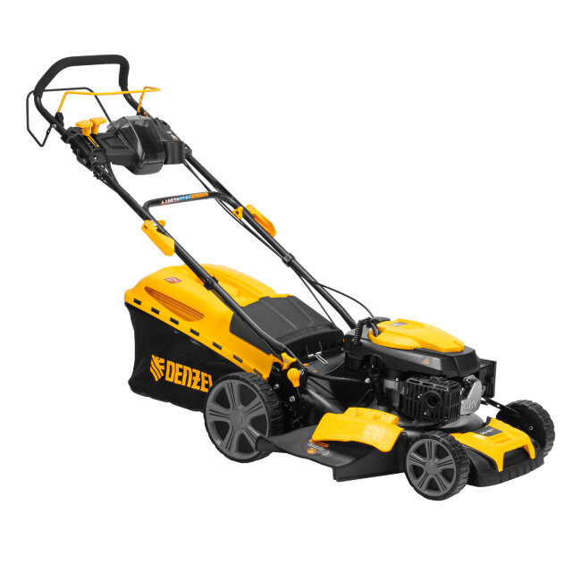 Газонокосилка бензиновая GLD-460SP-VE, 146 см3, шир. 46см, привод, вариатор, эл.старт, 60 л Denzel в Красноярске Газонокосилка бензиновая GLD-460SP-VE, 146 см3, шир. 46см, привод, вариатор, эл.старт, 60 л Denzel в Красноярске