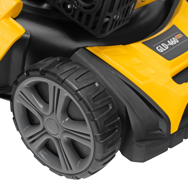 Газонокосилка бензиновая GLD-460SP-VE, 146 см3, шир. 46см, привод, вариатор, эл.старт, 60 л Denzel в Красноярске Газонокосилка бензиновая GLD-460SP-VE, 146 см3, шир. 46см, привод, вариатор, эл.старт, 60 л Denzel в Красноярске