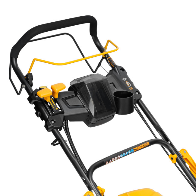 Газонокосилка бензиновая GLD-460SP-VE, 146 см3, шир. 46см, привод, вариатор, эл.старт, 60 л Denzel в Красноярске Газонокосилка бензиновая GLD-460SP-VE, 146 см3, шир. 46см, привод, вариатор, эл.старт, 60 л Denzel в Красноярске