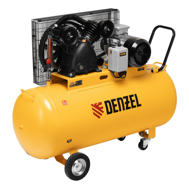 Компрессор воздушный рем. привод BCV 5500-T/270, 5,5 кВт, 270 литров, 850 л/мин Denzel в Красноярске