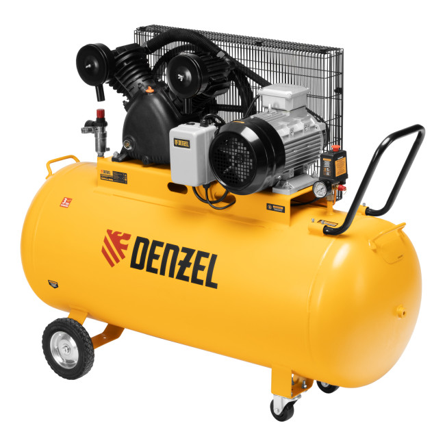 Компрессор воздушный рем. привод BCV 5500-T/270, 5,5 кВт, 270 литров, 850 л/мин Denzel в Красноярске