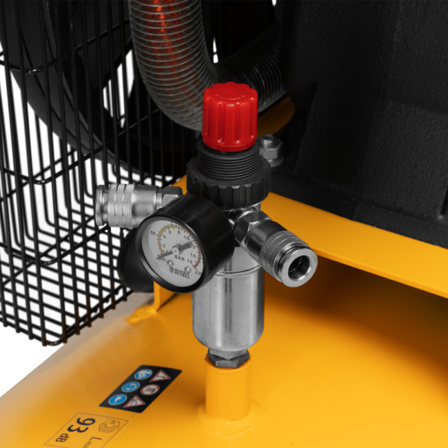 Компрессор воздушный рем. привод BCV 5500-T/270, 5,5 кВт, 270 литров, 850 л/мин Denzel в Красноярске