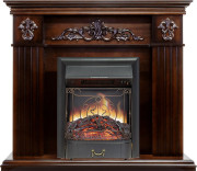 Каминокомплект Provence - Коньяк с очагом Majestic FX Black Каминокомплект Provence - Коньяк с очагом Majestic FX Black