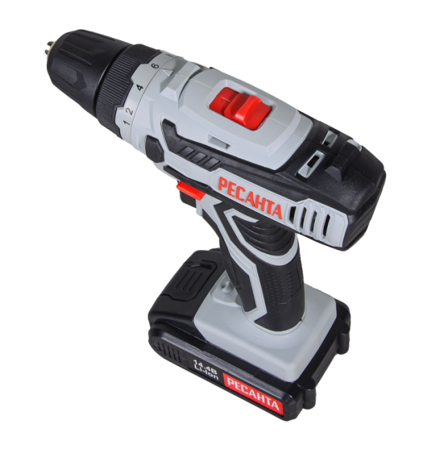 Дрель-шуруповерт аккумуляторная ДА-14-2ЛК Ресанта в Красноярске