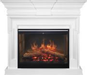 Каминокомплект Torino - Белый с очагом Symphony 30'' DF3020-INT