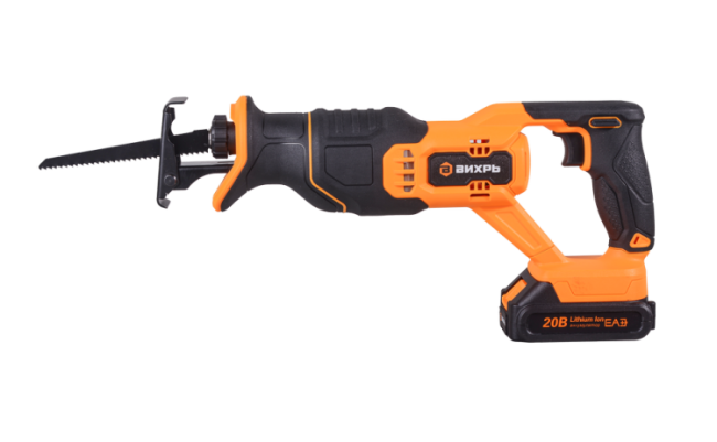 Сабельная пила аккумуляторная Вихрь АСП-20Li (в комплекте 1 АКБ и ЗУ) в Красноярске Сабельная пила аккумуляторная Вихрь АСП-20Li (в комплекте 1 АКБ и ЗУ) в Красноярске