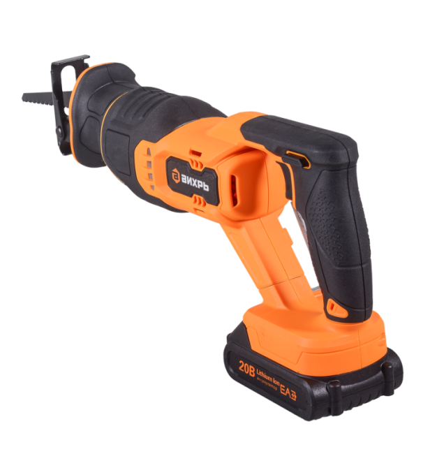 Сабельная пила аккумуляторная Вихрь АСП-20Li (в комплекте 1 АКБ и ЗУ) в Красноярске Сабельная пила аккумуляторная Вихрь АСП-20Li (в комплекте 1 АКБ и ЗУ) в Красноярске