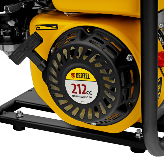 Мотопомпа бензиновая для чистой воды PX-50, 7 л.с, 2", 600 л/мин, глубина 8 м, напор 30 м Denzel в Красноярске