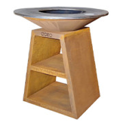 Уличный гриль Coeo TRIO 98 - CORTEN (Высота 100)