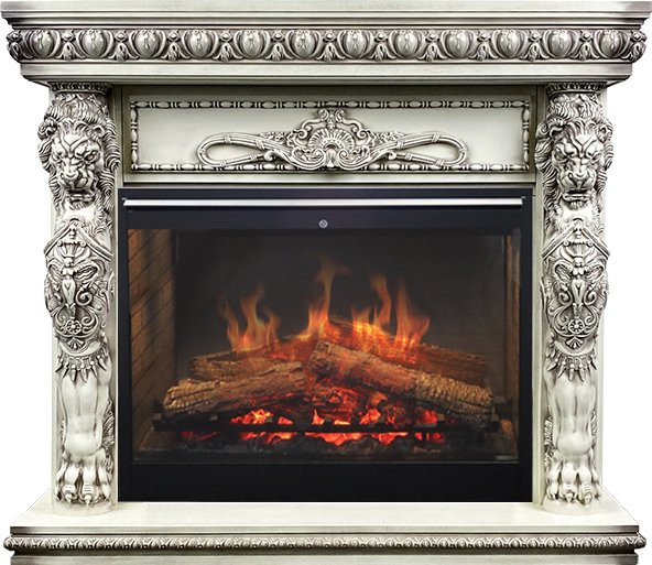 Каминокомплект Windsor - Слоновая кость с патиной с очагом Symphony 30'' DF3020-INT в Красноярске