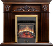 Каминокомплект Provence - Коньяк с очагом Majestic FX Brass Каминокомплект Provence - Коньяк с очагом Majestic FX Brass