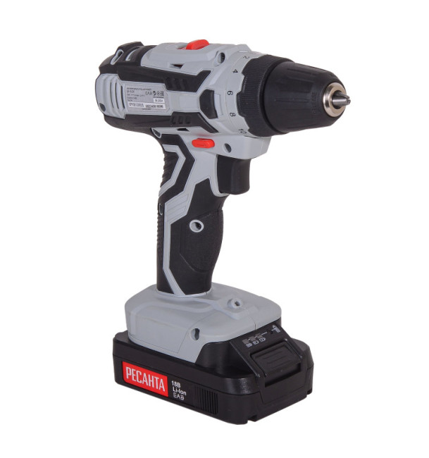 Дрель-шуруповерт аккумуляторная ДА-18-2ЛК Ресанта в Красноярске