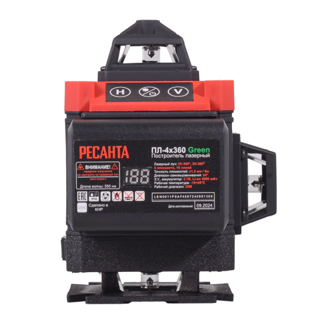 Построитель лазерный Ресанта ПЛ-4Х360 Green в Красноярске