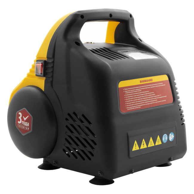 Компрессор воздушный безмасляный РС 1/6-180,1, 1 кВт, 180 л/мин, 6 л Denzel в Красноярске