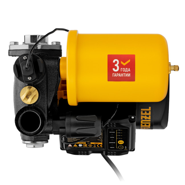 Насосная станция PS500C, 500 Вт, напор 35 м, 2200 л/ч, ресивер 2 л, блок управления Denzel в Красноярске