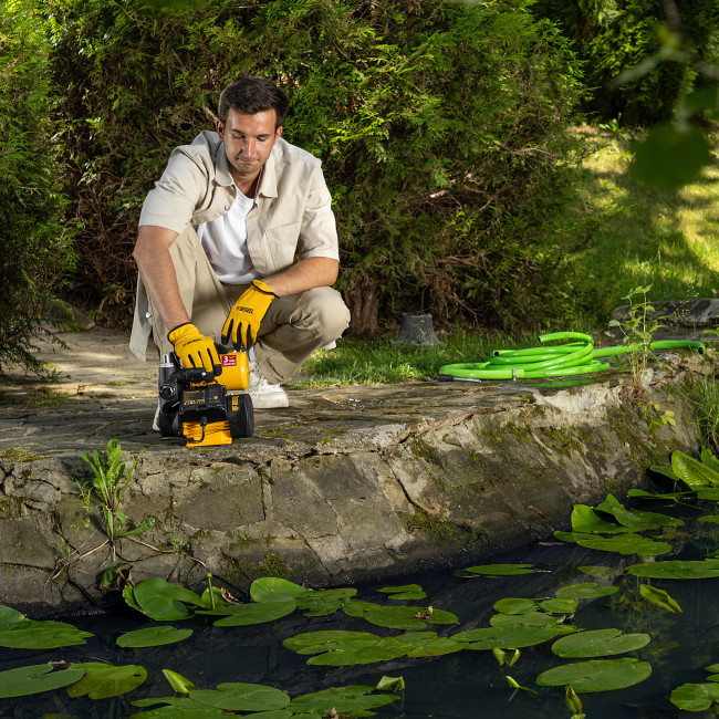 Насосная станция PS500C, 500 Вт, напор 35 м, 2200 л/ч, ресивер 2 л, блок управления Denzel в Красноярске