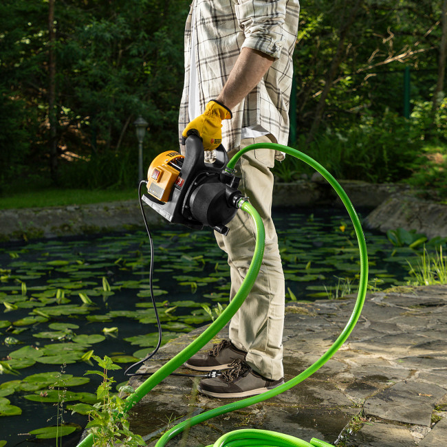 Насосная станция PS500C, 500 Вт, напор 35 м, 2200 л/ч, ресивер 2 л, блок управления Denzel в Красноярске