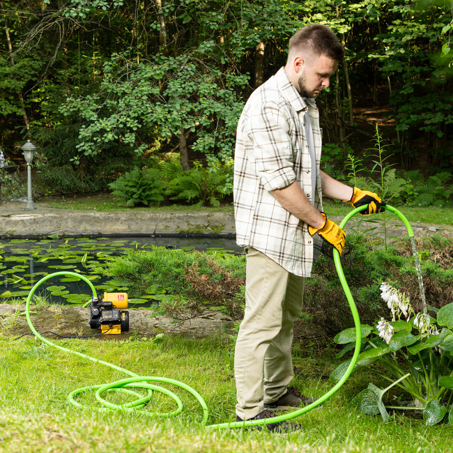 Насосная станция PS500C, 500 Вт, напор 35 м, 2200 л/ч, ресивер 2 л, блок управления Denzel в Красноярске