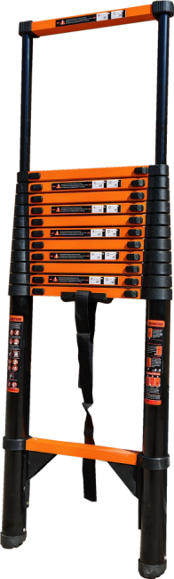 Лестница телескопическая 4,3 м TM-1043С (углеродистая сталь) в Красноярске