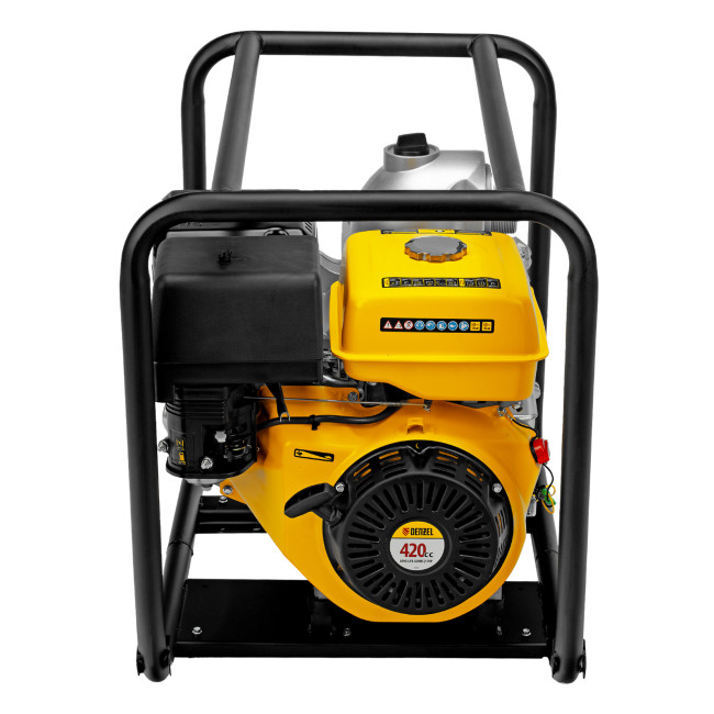 Мотопомпа бензиновая для грязной воды PX-80D, 15 л.с, 3", 1500 л/мин, глубина 8 м , напор 30 м Denzel в Красноярске