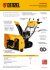 Бензиновая снегоуборочная машина SBM 610DT PRO, 212cc, гусеницы, эл.старт, блок. дифф. Denzel в Красноярске