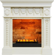 Каминокомплект Ampir - Слоновая кость с очагом Cassette 400 LNH-INT PS (без дров) Каминокомплект Ampir - Слоновая кость с очагом Cassette 400 LNH-INT PS (без дров)