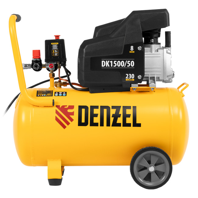 Компрессор воздушный DK1500/50, Х-PRO 1.5 кВт, 230 л/мин, 50 л Denzel в Красноярске