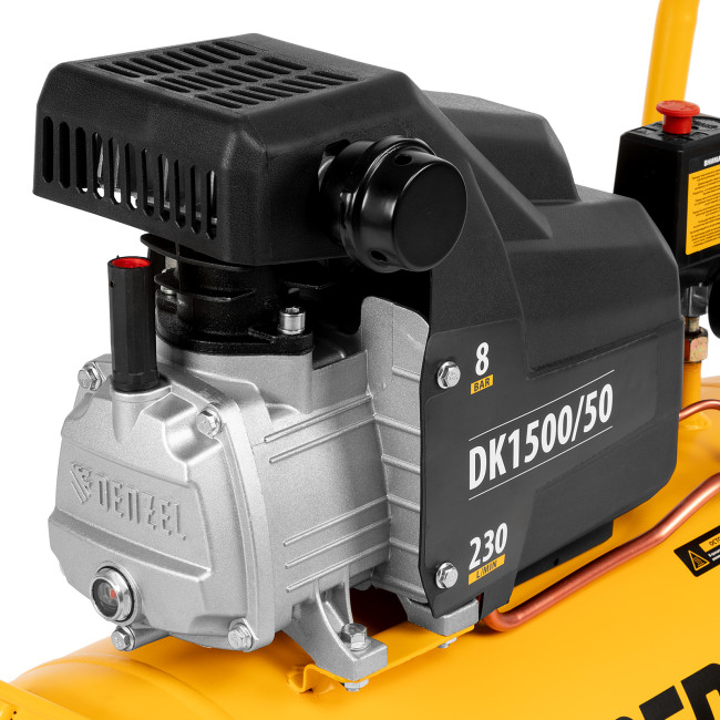Компрессор воздушный DK1500/50, Х-PRO 1.5 кВт, 230 л/мин, 50 л Denzel в Красноярске