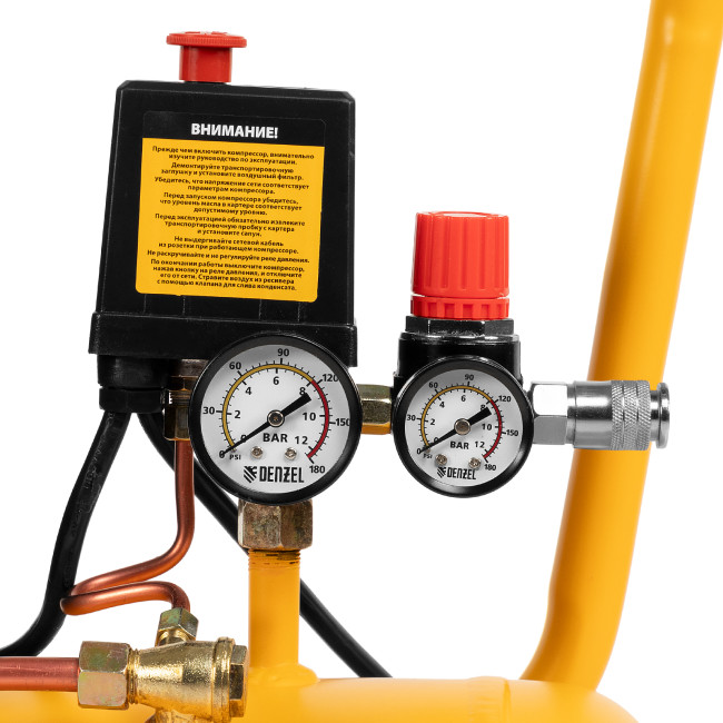 Компрессор воздушный DK1500/50, Х-PRO 1.5 кВт, 230 л/мин, 50 л Denzel в Красноярске