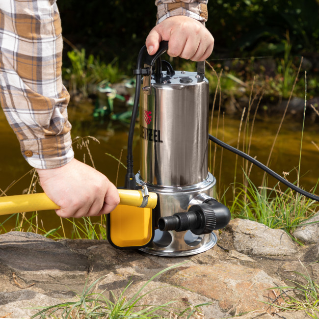 Дренажный насос DP1100X, 1100 Вт, подъем 11 м, 15500 л/ч Denzel в Красноярске