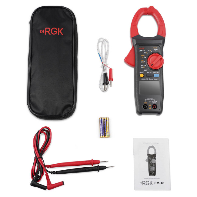 Токоизмерительные клещи RGK CM-16 с поверкой в Красноярске Токоизмерительные клещи RGK CM-16 с поверкой в Красноярске