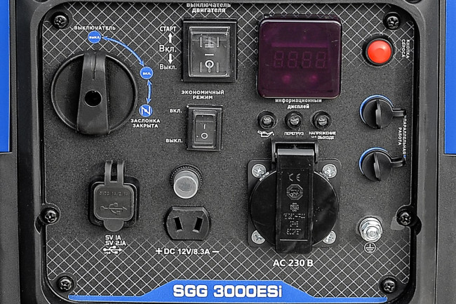 Бензогенератор инверторный SGG 3000ESi (Запуск с кнопки) в Красноярске