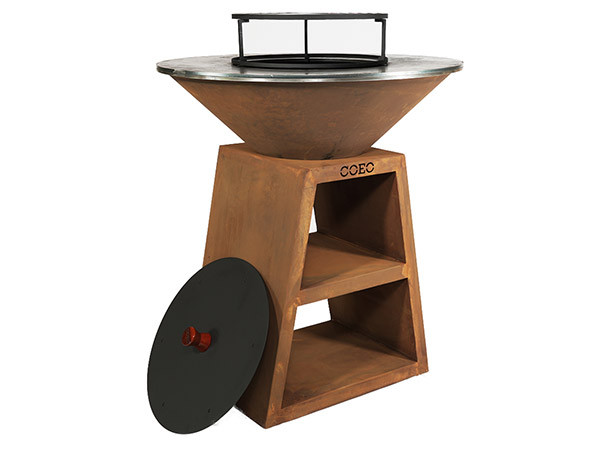 Уличный гриль Coeo TRIO 98 - CORTEN (Высота 110) в Красноярске