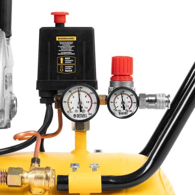 Компрессор воздушный DKV2200/50, Х-PRO 2.2 кВт, 400 л/мин, 50 л Denzel в Красноярске