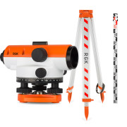 Комплект оптический нивелир RGK C-20 с поверкой + штатив S6-N + рейка AMO S3 Комплект оптический нивелир RGK C-20 с поверкой + штатив S6-N + рейка AMO S3