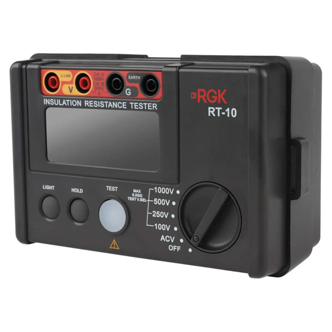Цифровой мегаомметр RGK RT-10 с поверкой в Красноярске