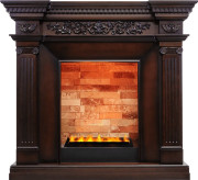 Каминокомплект Amalfi - Махагон коричневый антик с очагом Cassette 400 LNH-INT PS (без дров) Каминокомплект Amalfi - Махагон коричневый антик с очагом Cassette 400 LNH-INT PS (без дров)