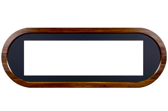 Каминокомплект Ellipse - Орех ноче с очагом Vision 60 LED в Красноярске