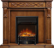 Каминокомплект Neapol - Дуб антик с очагом Fobos FX M Black RC Каминокомплект Neapol - Дуб антик с очагом Fobos FX M Black RC